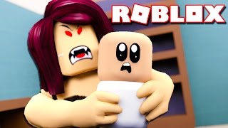 SURVIVE THE EVIL BABYSITTER IN ROBLOX [upl. by Nanreik]