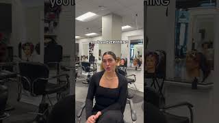 Cosmetology school 101 hairtok cosmetology hair beautyschoolstudent hairsalon [upl. by Jehoash301]