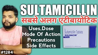 Sultamicillin Tab 375mg  Sultamicillin Tosilate 375mg Uses In Hindi [upl. by Monteith]