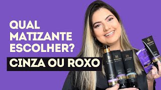 Qual Matizante Escolher Cinza ou Roxo [upl. by Aynna]