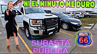 NO POR NADA SOY LA PATRONA LE DI UN PINZAZO Y SE LA GANE❗️ ROUTE 66 AUTO AUCTION [upl. by Teodoor]