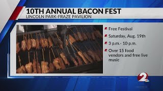 Bacon Fest happening at Fraze Pavilion this weekend [upl. by Kcirdez811]