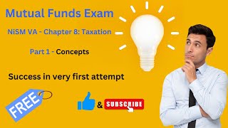 Mutual Fund Distributor Exam Chapter 8  Part 1 Concepts  Taxation Hindi [upl. by Dyche]