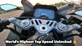 Aprilia RS 457 Top Speed  World Record😱 [upl. by Trevah]