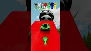 Incredibox Sprunki Car Jump Challenge For Gray  Wenda  Simon and Friends shorts trend sprunki [upl. by Yarvis]