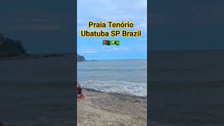 praia Tenório Ubatuba SP Brazil 🇧🇩🇧🇷beach beachwalkbrazil beachlife brazil somoynews360 [upl. by Assennej]