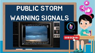 Understanding Public Storm Warning Signals A Guide for Students [upl. by Arammahs]