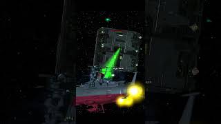 Battleship Yamato 2202 VS 2 Borg Tactical Cubes startrek starships startrekbridgecommander [upl. by Aria]