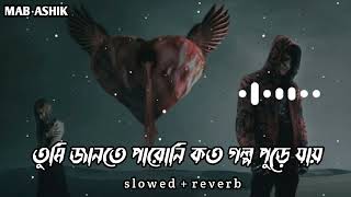 Ki kore Bolbo Tomay🍁🍁 তুমি জানতে পারোনি কত গল্প পুড়ে যায় Jeet gannguli  slowed  reverb  Lofi 🎧🙏 [upl. by Kronick]