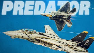 Surviving The F22 Raptor  F14 Tomcat Vs F22 Raptor  Digital Combat Simulator  DCS [upl. by Analah]