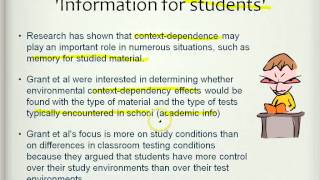 Grant et al 1998 OCR Psychology Core Study part 1 of 2 SEE NOTES BELOW for amendment [upl. by Lucine911]