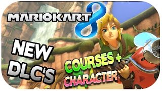 MARIO KART 8 DLC PACKS  16 NEW COURSES amp LINK DRY BOWSER VILLAGER amp MORE [upl. by Arten538]