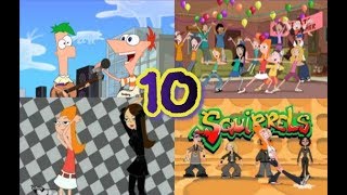 Top 10 Phineas amp Ferb Songs 41 [upl. by Cahra]