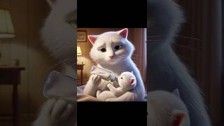 Kitty chaos cat cute kitten funny catlover kitty meow aicat music aishorts shortsviral [upl. by Novelc]