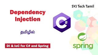 Dependency Injection in Tamil  DI amp IoC for C and Spring [upl. by Dinan346]