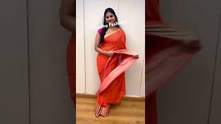 Pure Viscose Georgette Weaving Jacquard Saree With Contrast Color Blouse viral trending yt shorts [upl. by Reham]