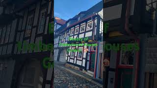 Beautiful timberwood houses 🏘 at goslar Germany [upl. by Ernie]