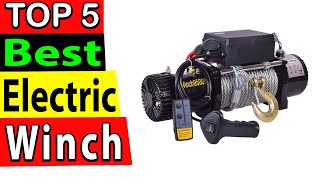 TOP 5 Best Electric Winch Review 2025 [upl. by Ataner]