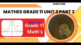 MATHES GRADE 11 UNIT 3 PART 2 NEW CURRICULUM [upl. by Jacquelyn]