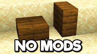 How to Make a Wooden Slab in Minecraft [upl. by Yriek474]