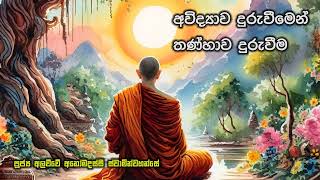 අවිද්‍යාව දුරුවීමෙන් තණ්හාව දුරුවීම Ven Alawwe Anomadassi Thero [upl. by Aurita]