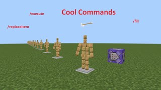 3 Cool Commands For Minecraft Bedrock [upl. by Htrap606]