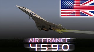 THE CONCORDE ACCIDENT Air France 4590 🇬🇧ENG🇬🇧 Minecraft Animation  AndyMazing [upl. by Ajiram]