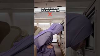 How Muslims Pray in Public Transport hijab [upl. by Rehpotisrhc397]