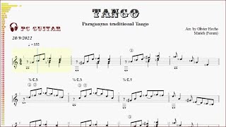 Paraguayan traditional Tango guitar solo [upl. by Weatherley]