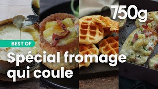 4 recettes faciles et rapides à base de fromage  750g [upl. by Enomor]