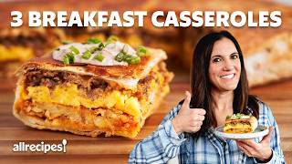 3 Easy Breakfast Casseroles Crunchwrap McGriddle Cinnamon Roll  Allrecipes [upl. by Hummel193]