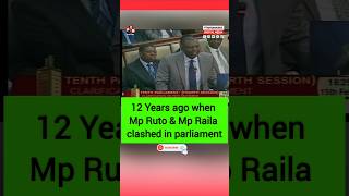 12 Years ago when Mp Ruto amp Mp Raila clashed in parliament rigathigachagua rutospeechtoday raila [upl. by Erich443]