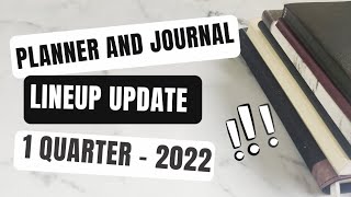 PLANNER AND JOURNAL SYSTEM UPDATE  Q1 2022 [upl. by Andras]