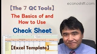 Check Sheet Template and How to Use it【Excel template】 [upl. by Broderick]