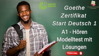 Goethe Zertifikat A1 Prüfungstraining Modelltest mit Antworten  Start Deutsch1 German Exam [upl. by Enyrehtac]