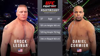 Brock Lesnar vs Daniel Cormier Full Fight  UFC Fight Of The Night [upl. by Latia]