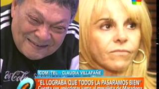 Claudia Villafañe sorprendió al aire a Galíndez y lo hizo llorar [upl. by Nageam705]