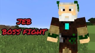 Minecraft Jeb Boss Fight  181 Command Creation [upl. by Karolina]