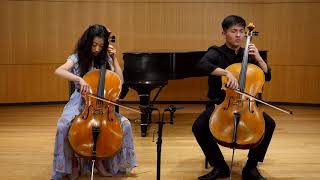 Barrière Cello Sonata for Two Cellos Sydney and Noah Lee [upl. by Zoltai]