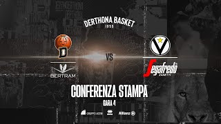 LBA Playoff G4 I Conferenza stampa Bertram Tortona vs Virtus Segafredo [upl. by Daloris834]