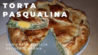 Torta Pasqualina con pasta sfoglia [upl. by Suirtimid]