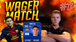 FIFA 15 WAGER MATCH 10  5 MIO COINS  MESSI RASIERT FACECAM [upl. by Ahsiled954]