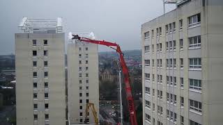 Manchester rd  five tower block demolition [upl. by Ester]