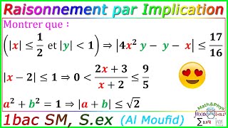 Raisonnement par Implication  Logique Mathématique  1 Bac SM  Exercice 25 [upl. by Alian]