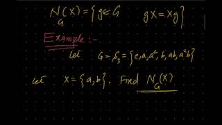 Centralizer and normalizer of subset of a group Centre of a group Eamples of Dihedral groups [upl. by Moselle]