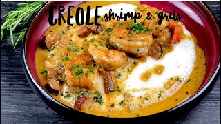 Creole Shrimp amp Grits Step By Step Visuals [upl. by Aztirak]