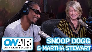 Snoop Dogg amp Martha Stewart Team Up For Potluck Dinner Party  On Air with Ryan Seacrest [upl. by Norra]