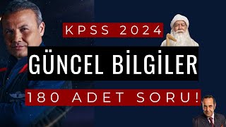 KPSS 2024 GÜNCEL BİLGİLER 180 SORU [upl. by Navets377]