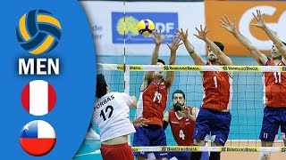 PERU vs CHILE  Full Match  Mens Volleyball Sudamericano de voley masculino 2021 [upl. by Reerg]