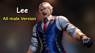 Tekken 8 Lee  Using All Rage Art male Characters  ProGamerSaga [upl. by Iohk798]